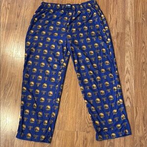 Golden State Warriors NBA Sleepwear Pajama Pants Size XL X-Large